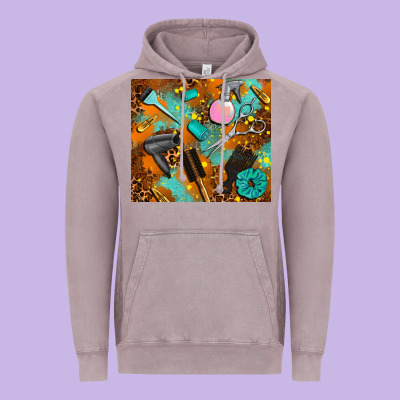 Hair Tech Vintage Hoodie Designed By Adodesignshop