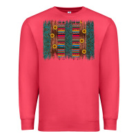 Cardinal sunflower serape brush stroke Premium Sweatshirt - Artiststas
