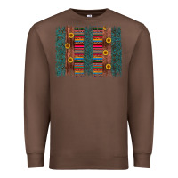 Chestnut sunflower serape brush stroke Premium Sweatshirt - Artiststas