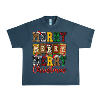 Midnight Navy merry merry merry christmas ado Urban Heavy Tee - AdoDesignShop