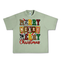 Oil Green merry merry merry christmas ado Urban Heavy Tee - AdoDesignShop