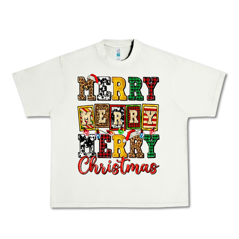 Merry Merry Merry Christmas Ado Urban Heavy Tee by AdoDesignShop | Teevron