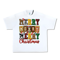 White merry merry merry christmas ado Urban Heavy Tee - AdoDesignShop