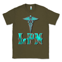 Army Green licensed practical nurse medical symbol Classic Tee - BarkalooDesign