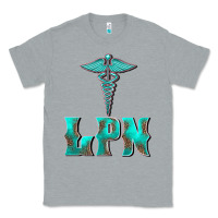 Heather Grey licensed practical nurse medical symbol Classic Tee - BarkalooDesign