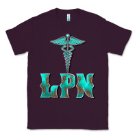 Plum licensed practical nurse medical symbol Classic Tee - BarkalooDesign