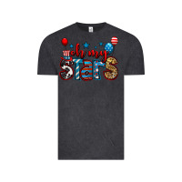 Vintage Black oh my stars 4th of july Vintage Tee - Jasminsmagicworld