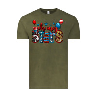 Vintage Olive oh my stars 4th of july Vintage Tee - Jasminsmagicworld