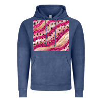 Vintage Denim pink glitter Vintage Hoodie - JahusDesignShop