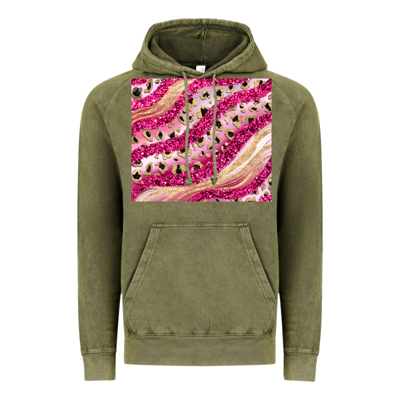 Pink Glitter Vintage Hoodie by JahusDesignShop | Teevron