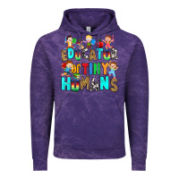 Cloud Purple Educator of tiny humans Vintage Hoodie - RanaPortraitStore