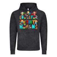 Vintage Black Educator of tiny humans Vintage Hoodie - RanaPortraitStore