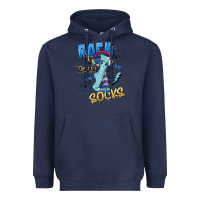 Navy rock your Heavyweight Hoodie - Artiststas