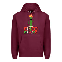 Burgundy Cinco De Mayo Gift Idea Premium Hoodie - Bettercallsaul