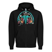 Black nurse rainbow Zipper Hoodie - NancyCooperArtShop