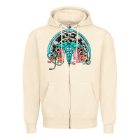 Sandshell nurse rainbow Zipper Hoodie - NancyCooperArtShop