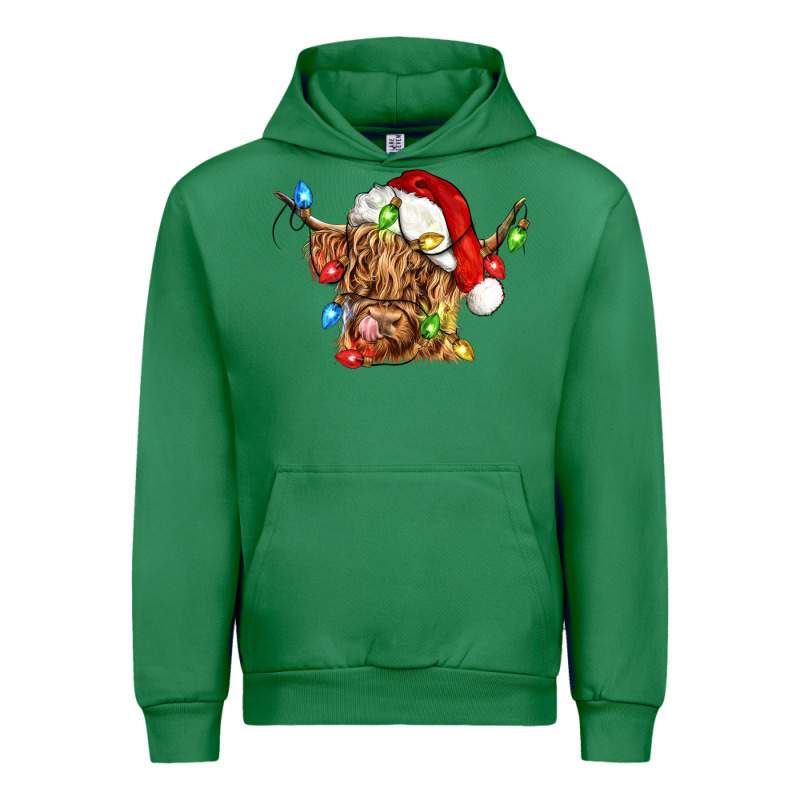 Christmas Heifer Cow Urban Hoodie by CowGirlArtShop | Teevron