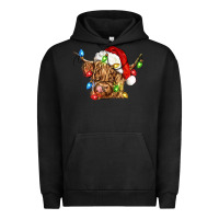 Pigment Black christmas heifer cow Urban Hoodie - CowGirlArtShop