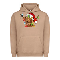 Pigment Burro christmas heifer cow Urban Hoodie - CowGirlArtShop