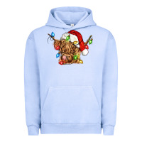 Pigment Grape Ice christmas heifer cow Urban Hoodie - CowGirlArtShop