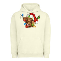 Pigment Pistachio christmas heifer cow Urban Hoodie - CowGirlArtShop
