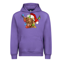 Tulip christmas heifer cow Urban Hoodie - CowGirlArtShop