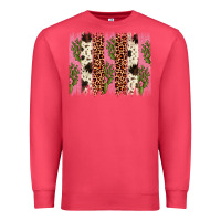 Cardinal cactus leopard cowhide brush stroke Premium Sweatshirt - Artiststas
