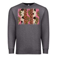 Charcoal Heather cactus leopard cowhide brush stroke Premium Sweatshirt - Artiststas