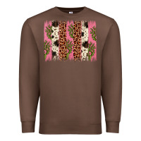 Chestnut cactus leopard cowhide brush stroke Premium Sweatshirt - Artiststas