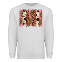 Dove Grey cactus leopard cowhide brush stroke Premium Sweatshirt - Artiststas