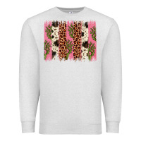 Oatmeal Heather cactus leopard cowhide brush stroke Premium Sweatshirt - Artiststas