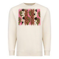 Sandshell cactus leopard cowhide brush stroke Premium Sweatshirt - Artiststas