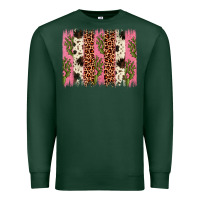 Sports Green cactus leopard cowhide brush stroke Premium Sweatshirt - Artiststas