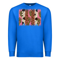 True Royal cactus leopard cowhide brush stroke Premium Sweatshirt - Artiststas