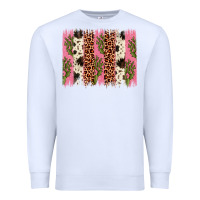 White cactus leopard cowhide brush stroke Premium Sweatshirt - Artiststas