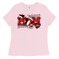 Bubblegum Pink mom volleyball Ladies Tee - Zillion Design Studio