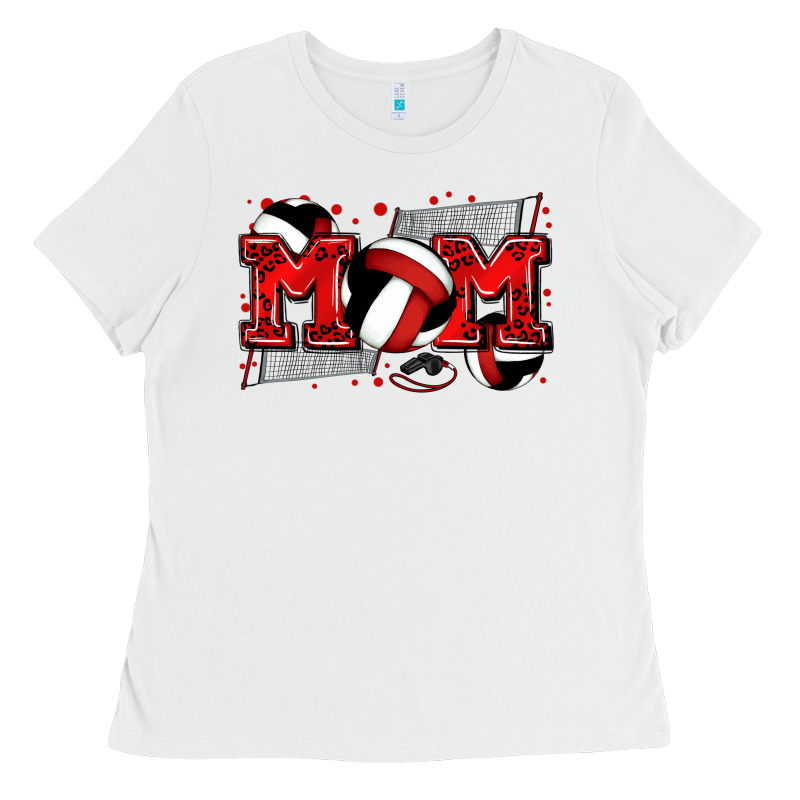 Mom Volleyball Ladies Tee by Zillion Design Studio | Teevron
