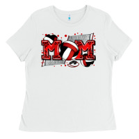 White mom volleyball Ladies Tee - Zillion Design Studio