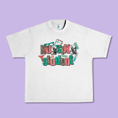 Nursing Student Urban Heavy Tee Designed By Adodesignshop