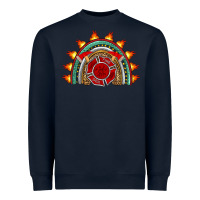 Navy firefighter rainbow Heavyweight Sweatshirt - Artiststas