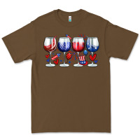 Cacao American wine glasses Premium Tee - Zillion Design Studio