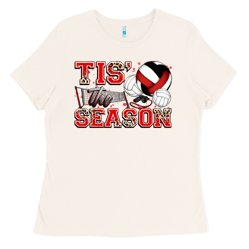Tis' The Season Volleyball Ladies Tee by Zillion Design Studio | Teevron