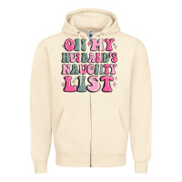 Sandshell on my husband's naughty list Zipper Hoodie - MaliasSmallBusiness