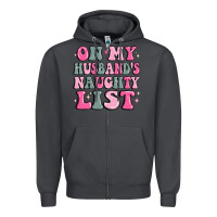 Smoke on my husband's naughty list Zipper Hoodie - MaliasSmallBusiness