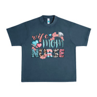 Midnight Navy wife mom nurse Urban Heavy Tee - BundleAndBundleShop