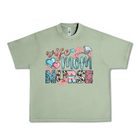 Oil Green wife mom nurse Urban Heavy Tee - BundleAndBundleShop