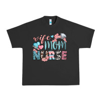 Pigment Black wife mom nurse Urban Heavy Tee - BundleAndBundleShop
