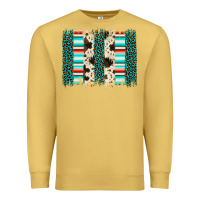 Antique Gold leopard cowhide brush stroke Premium Sweatshirt - Artiststas
