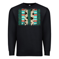 Black leopard cowhide brush stroke Premium Sweatshirt - Artiststas