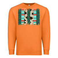 Carrot leopard cowhide brush stroke Premium Sweatshirt - Artiststas